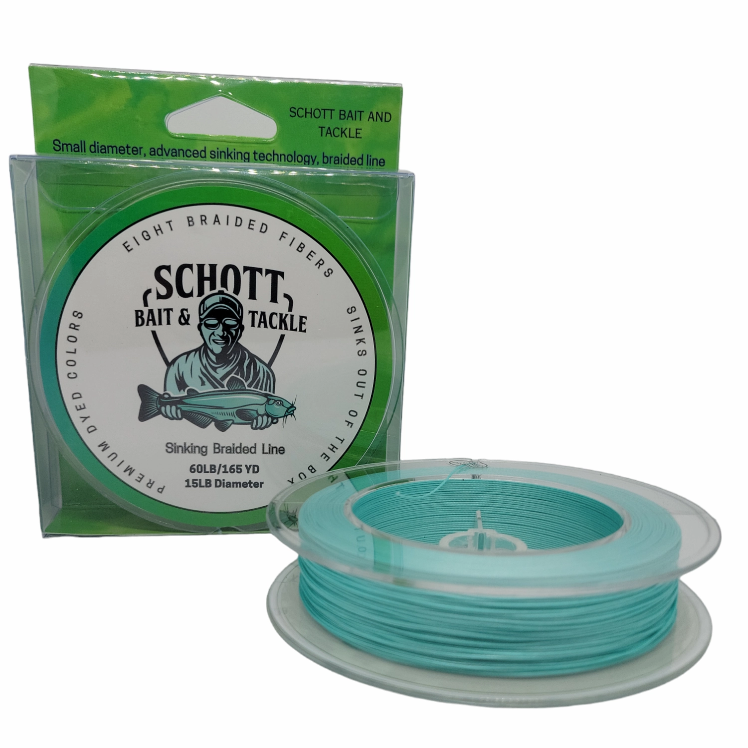 Sinking Braided Line (165 yards per roll)