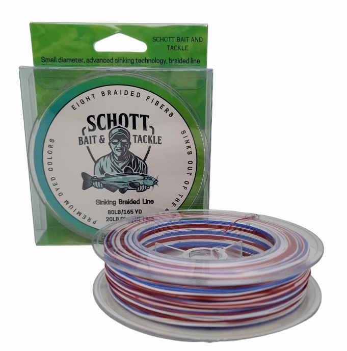 Sinking Braided Line (165 yards per roll)