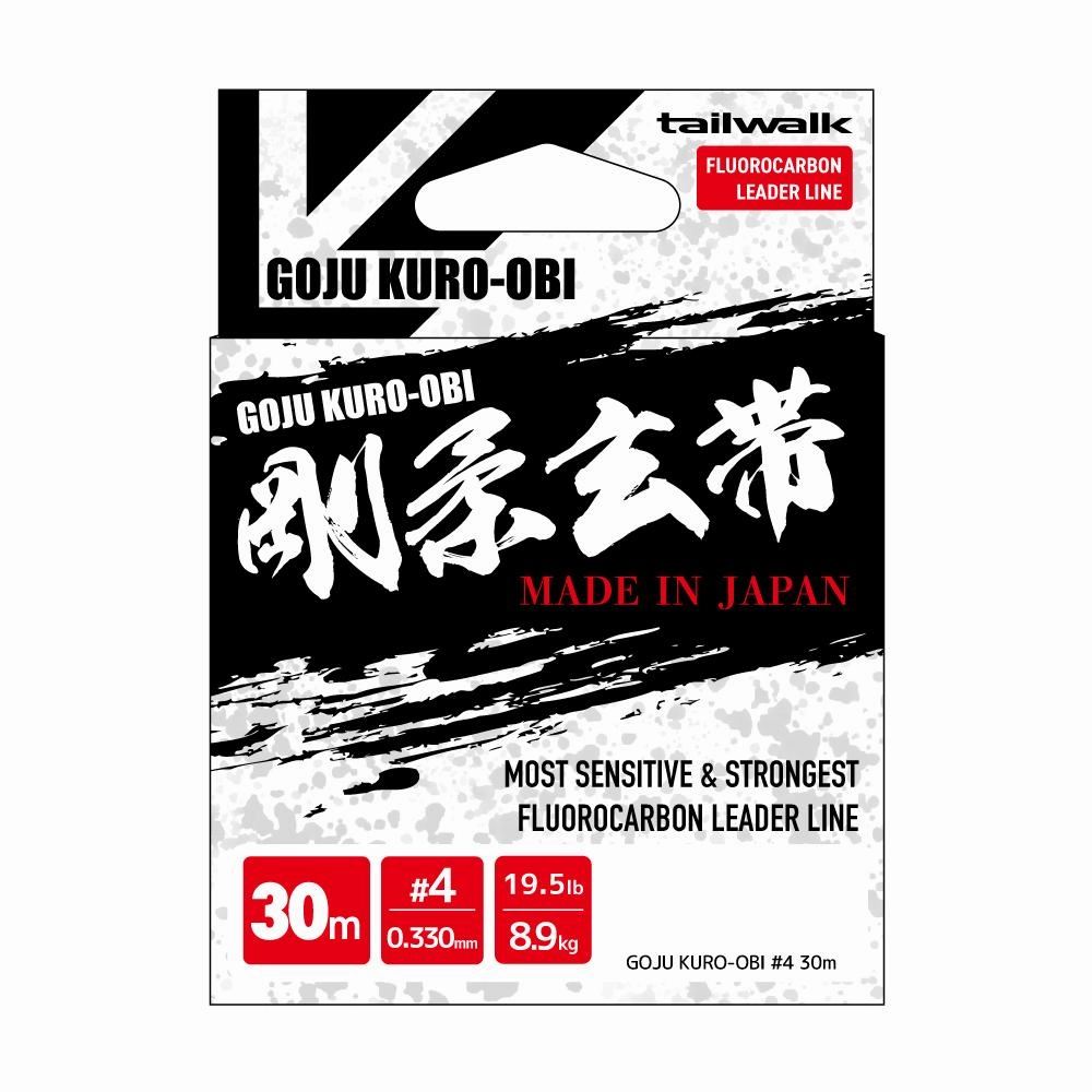 TAILWALK LINE GOJU KURO-OBI FLUOROCARBON LEADER 30m