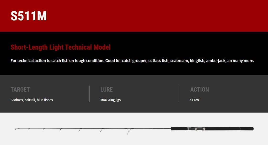 Tailwalk RODS Master Build Jigging Spinning Rods