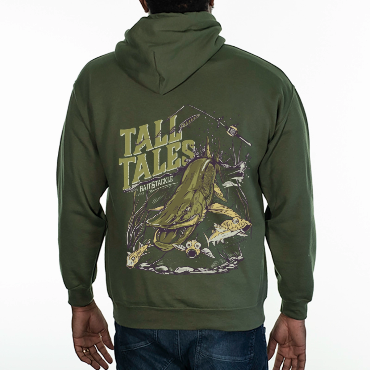 Tall Tales Bait and Tackle Muskie Hoodie