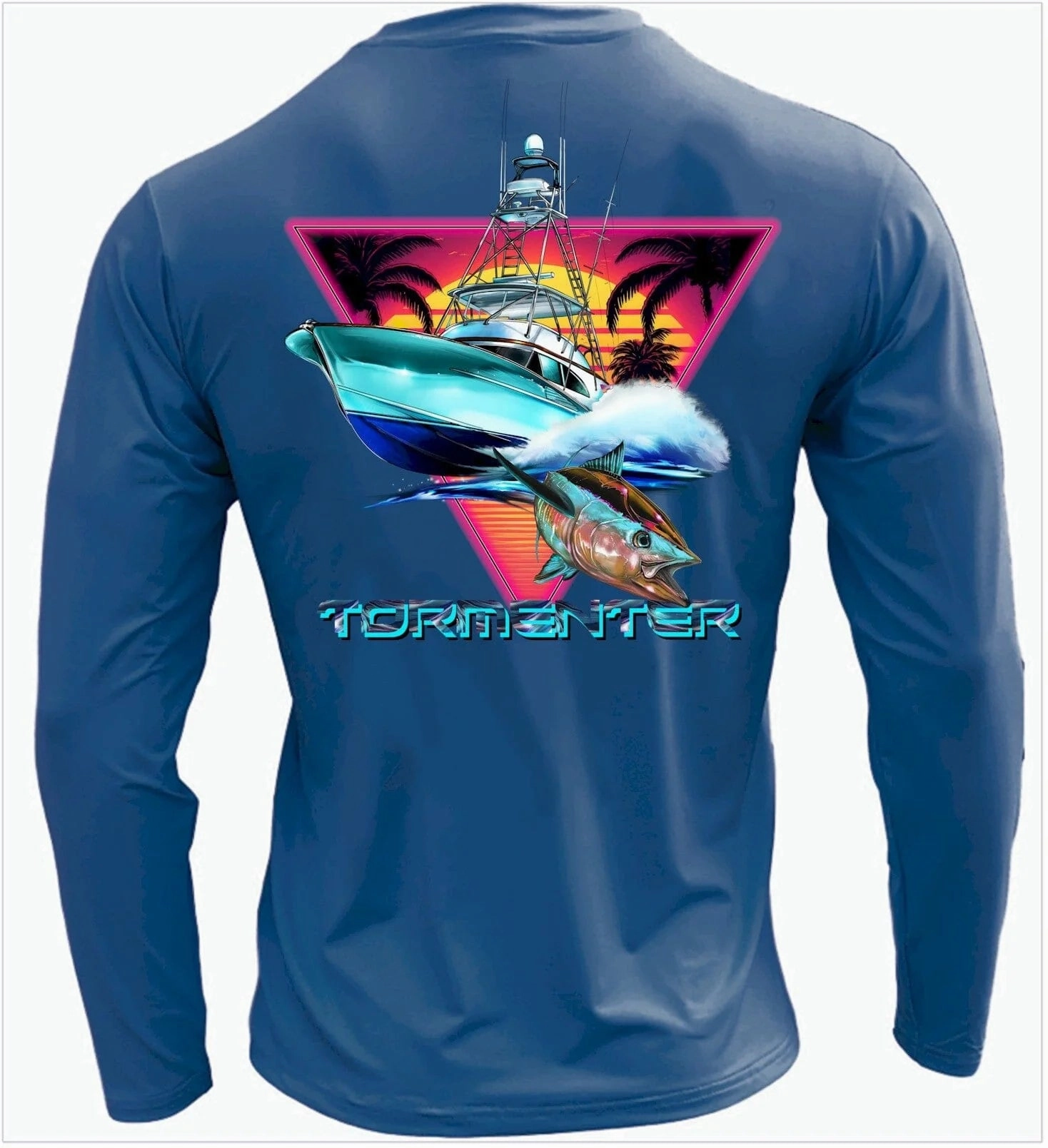 Tormenter SPF Basix Day's End Performance Long Sleeve - Blue