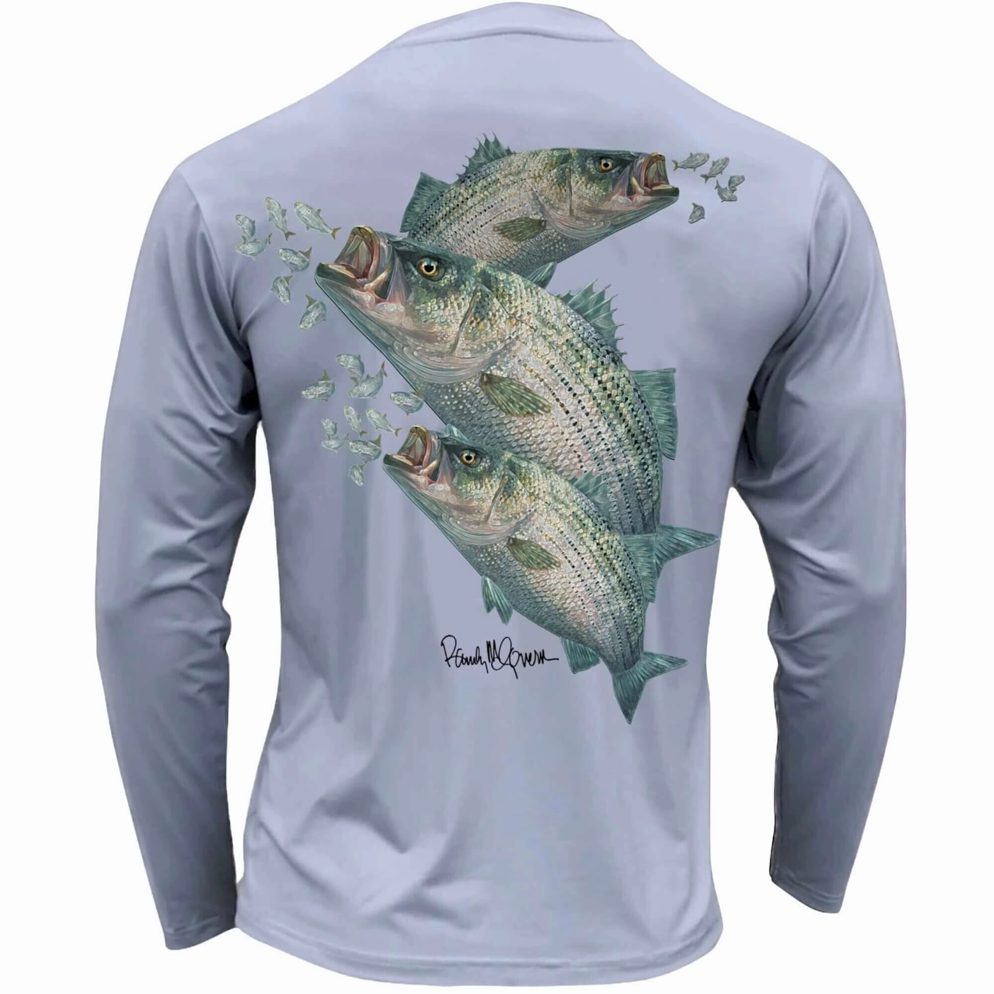 Tormenter SPF Basix Electrified Bass Performance Long Sleeve - Gray