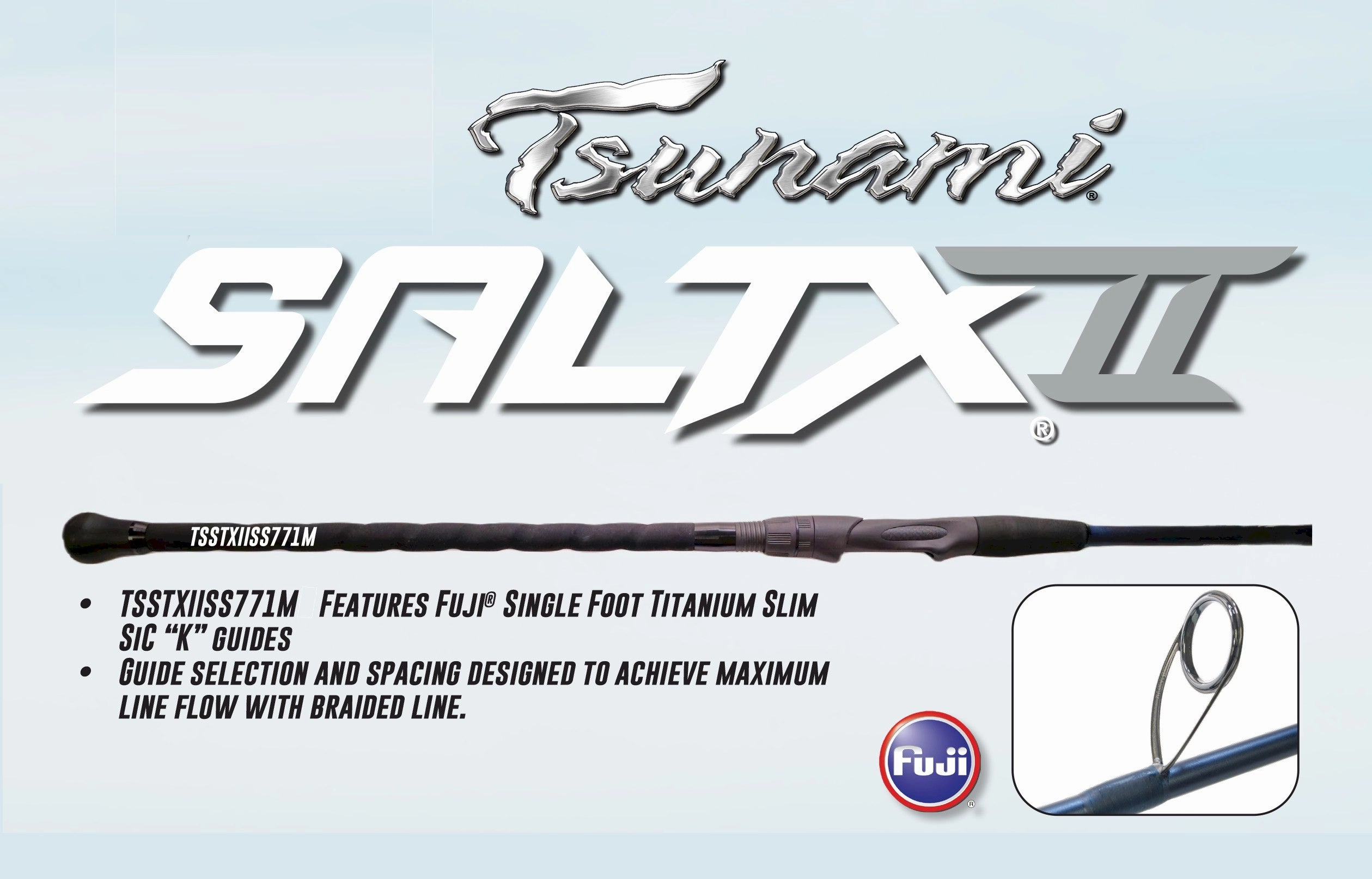 Tsunami SaltX II Surf Spinning Rods