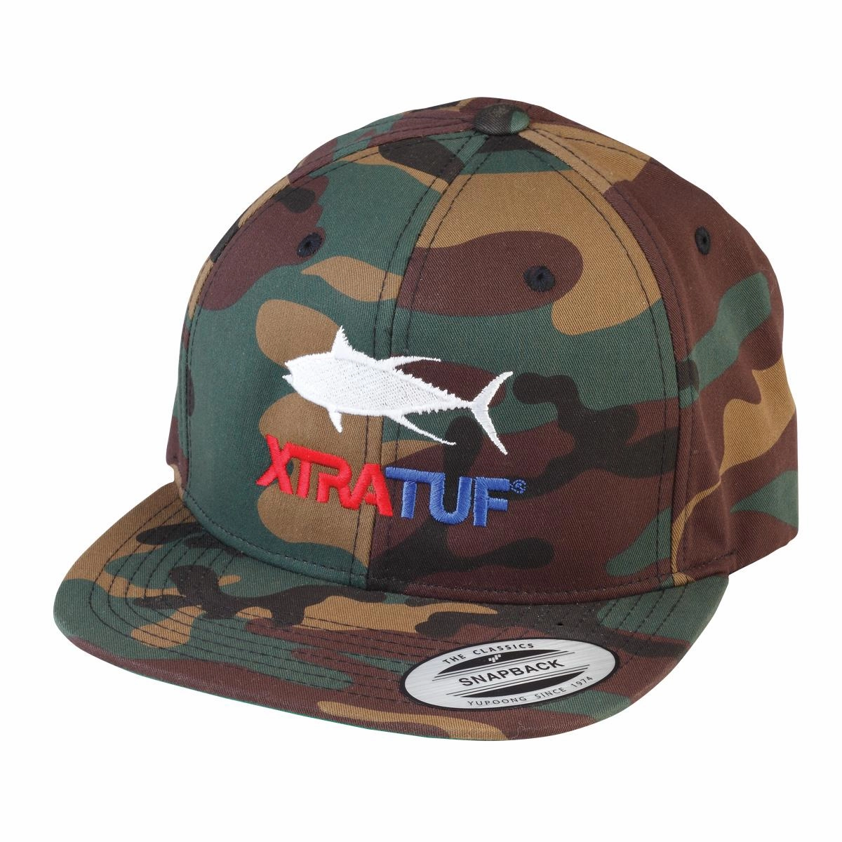 XtraTuf Unisex Tuna Flat Brim Snapback Hat